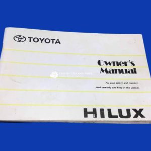 Toyota Hilux 2Y 22R 3L owner's manual.      14018