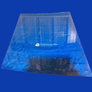 Toyota Landcruiser 75 78 series Troop Carrier glass Right hand barn door (large door side) 13399