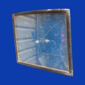 Toyota Landcruiser 75 78 series Troop Carrier glass & rubber Left hand barn door (small door side)