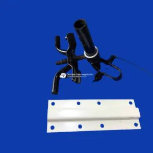 Toyota Landcruiser style side tray tub spare wheel holder with mounting plate New genuine