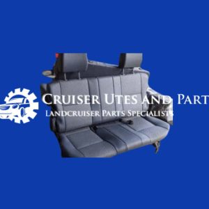 Toyota Landcruiser wagon forward facing bench seat grey vinyl VDJ76
